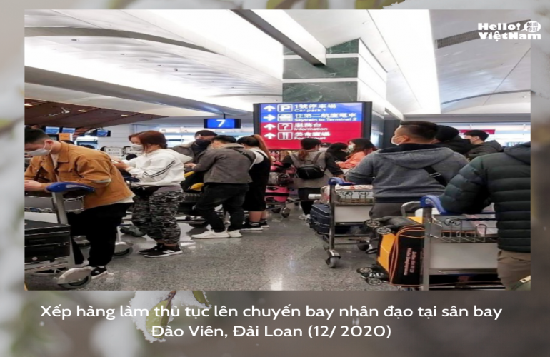 Trải nghiệm về chuyến bay nhân đạo từ Đài Loan về Việt Nam